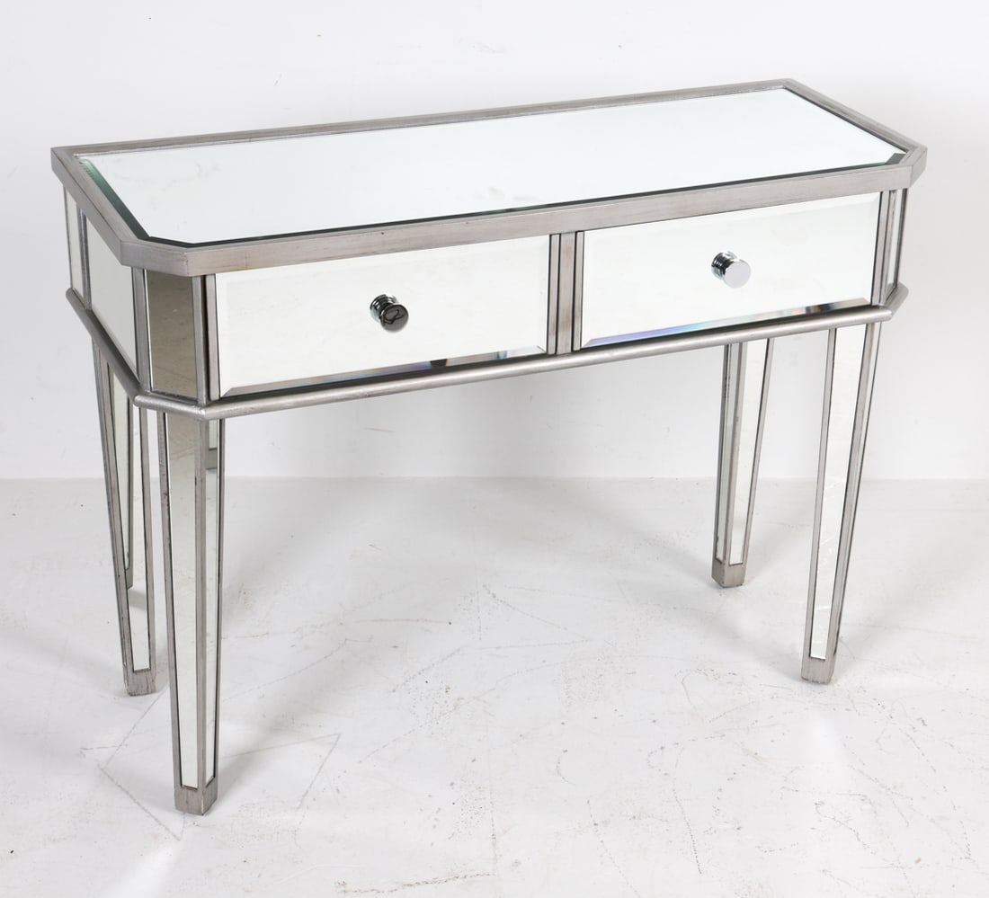 CONTEMPORARY MIRRORED VANITY DESK (1 of 16)