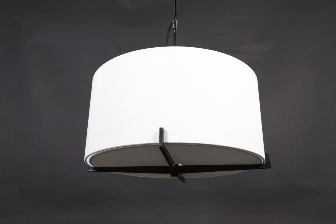 CONTEMPORARY DRUM PENDANT LIGHT (1 of 9)