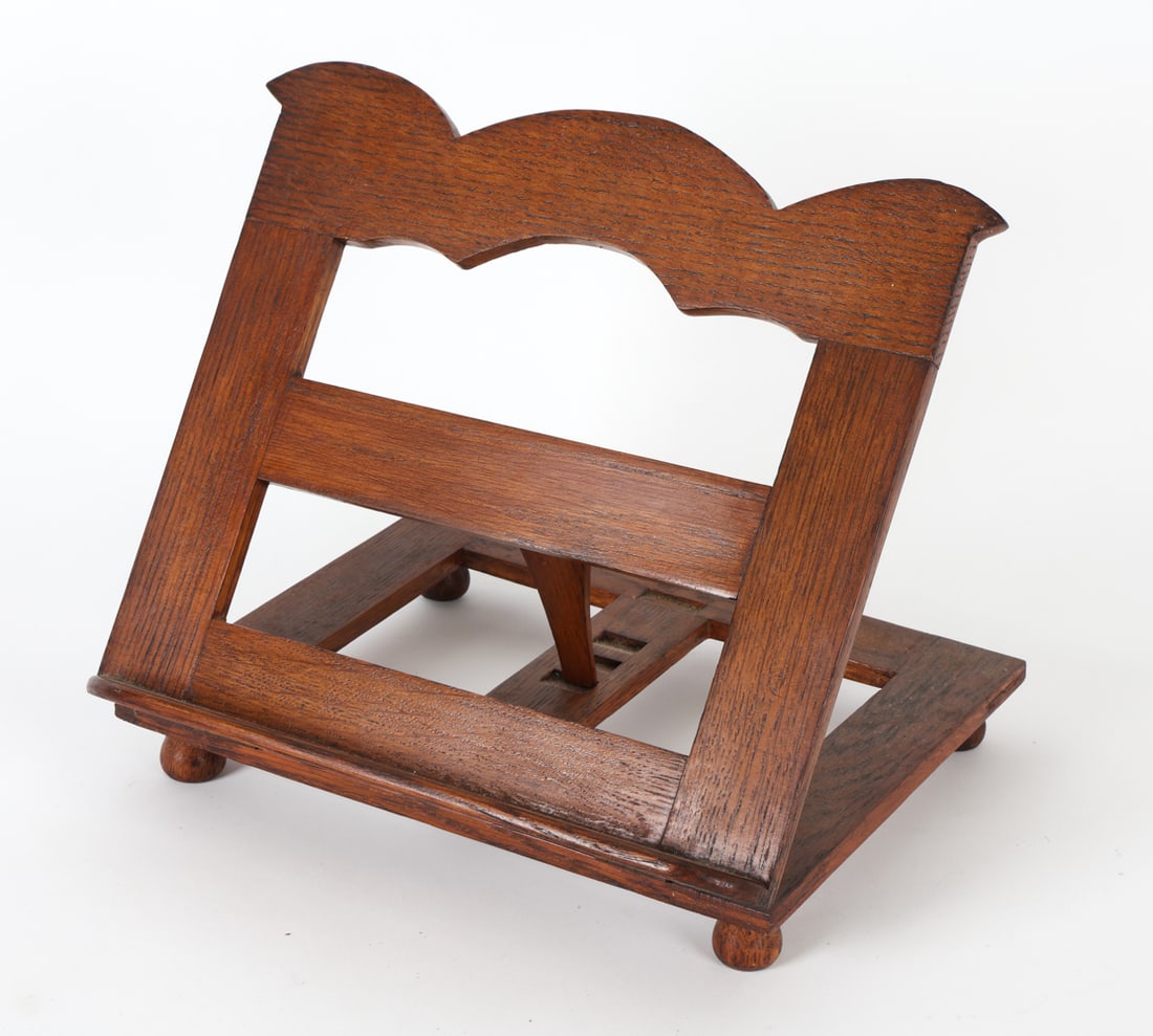 ANTIQUE OAK BOOKSTAND (1 of 13)