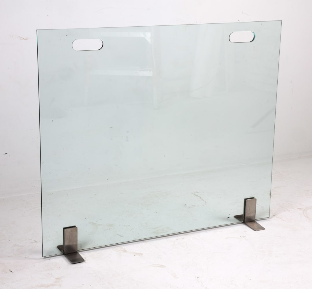 CONTEMPORARY GLASS FIRESCREEN (1 of 9)