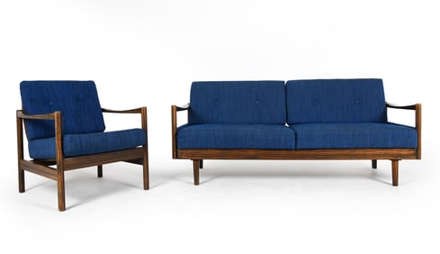 WILHELM KNOLL 'STELLA' LOUNGE CHAIR & DAYBED 1960S
