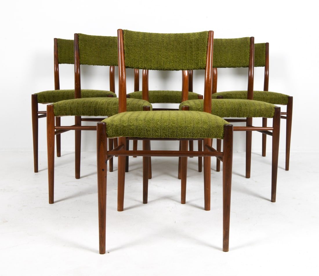 (6) ATTR. WILKHAHN TEAK DINING CHAIRS C. 1960S (1 of 15)