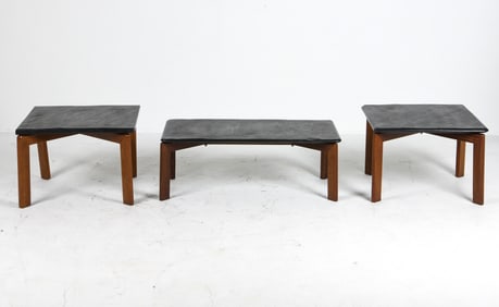 HANS WEGNER STYLE SCANDINAVIAN COFFEE TABLES 1970S