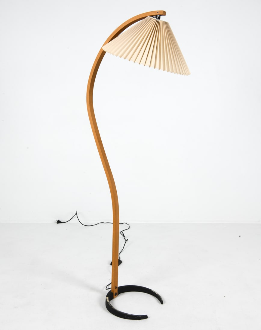 MADS CAPRANI BENT BEECH FLOOR LAMP C.1970S (1 of 10)