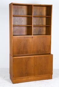 POUL HUNDEVAD DANISH TEAK SECRETARY CABINET 1960S