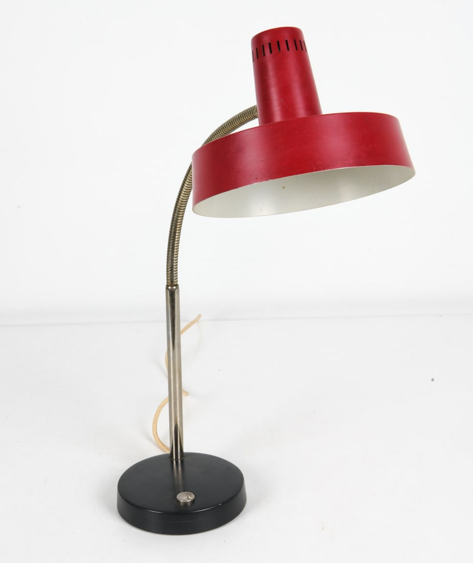 STYLE OF KAISER GERMAN TABLE LAMP C. 1960S (1 of 9)