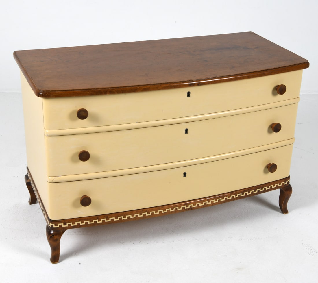ART DECO SWEDISH BIRCH CHEST OF DRAWERS C. 1930S (1 of 13)