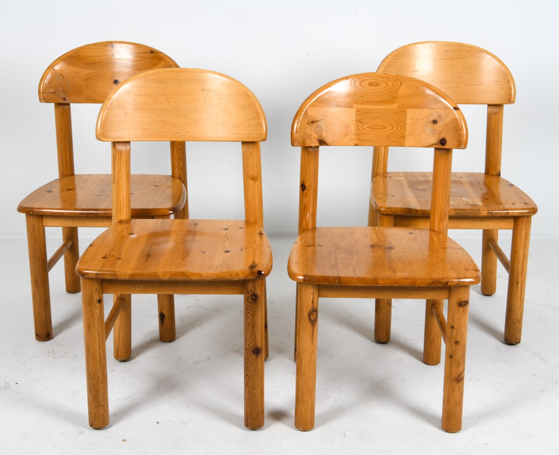 (4) DAUMILLER DANISH PINE DINING CHAIRS C. 1970S (1 of 15)