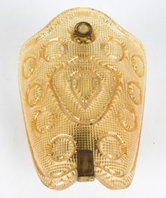 CARL FAGERLUND GLASS BRASS WALL SCONCE C. 1960S