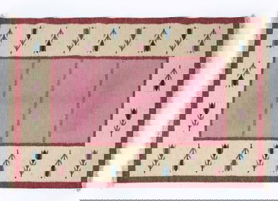 SWEDISH ROLLAKAN WOOL CARPET C. 1950S