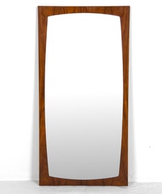 ATTR. AKSEL KJERSGAARD TEAK MIRROR C. 1960S