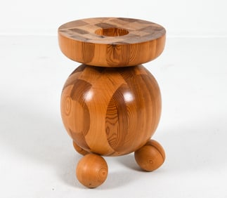 ATTR. STIG JOHNSSON SWEDISH PINE CANDLEHOLDER