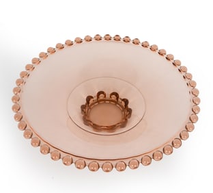 INWALD RUDOLFOVA 'BOULE' GLASS BOWL C. 1940S