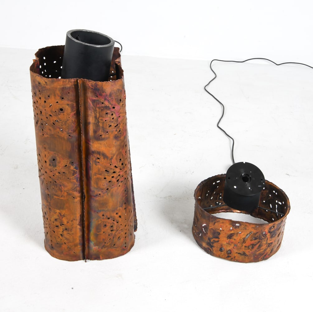 AIMO TUKIAINEN STYLE COPPER PENDANT LIGHTS C.1960S (1 of 15)