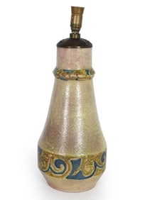 SOHOLM STYLE ITALIAN CERAMIC TABLE LAMP C. 1960S