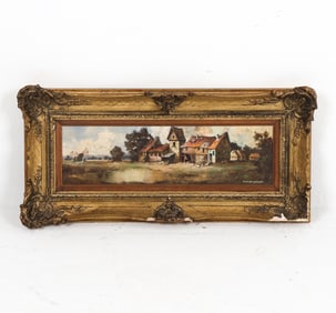 J. HOHENBERGER (B. 1911) LANDSCAPE O/B