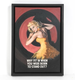 THE CONNOR BROTHERS "WHY FIT IN?" 2019 PAINTING