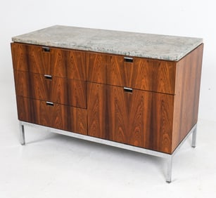 FLORENCE KNOLL ROSEWOOD EXECUTIVE OFFICE CABINET