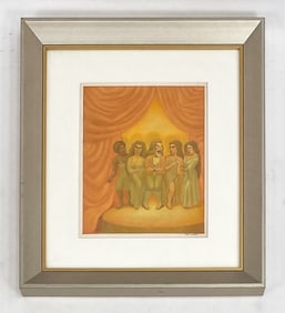 TOM SCIACCA (CIRCA 1950S) EXPRESSIONIST ETCHING