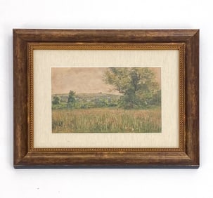 EDWARD LOYAL FIELD (1856-1914) SUMMER LANDSCAPE