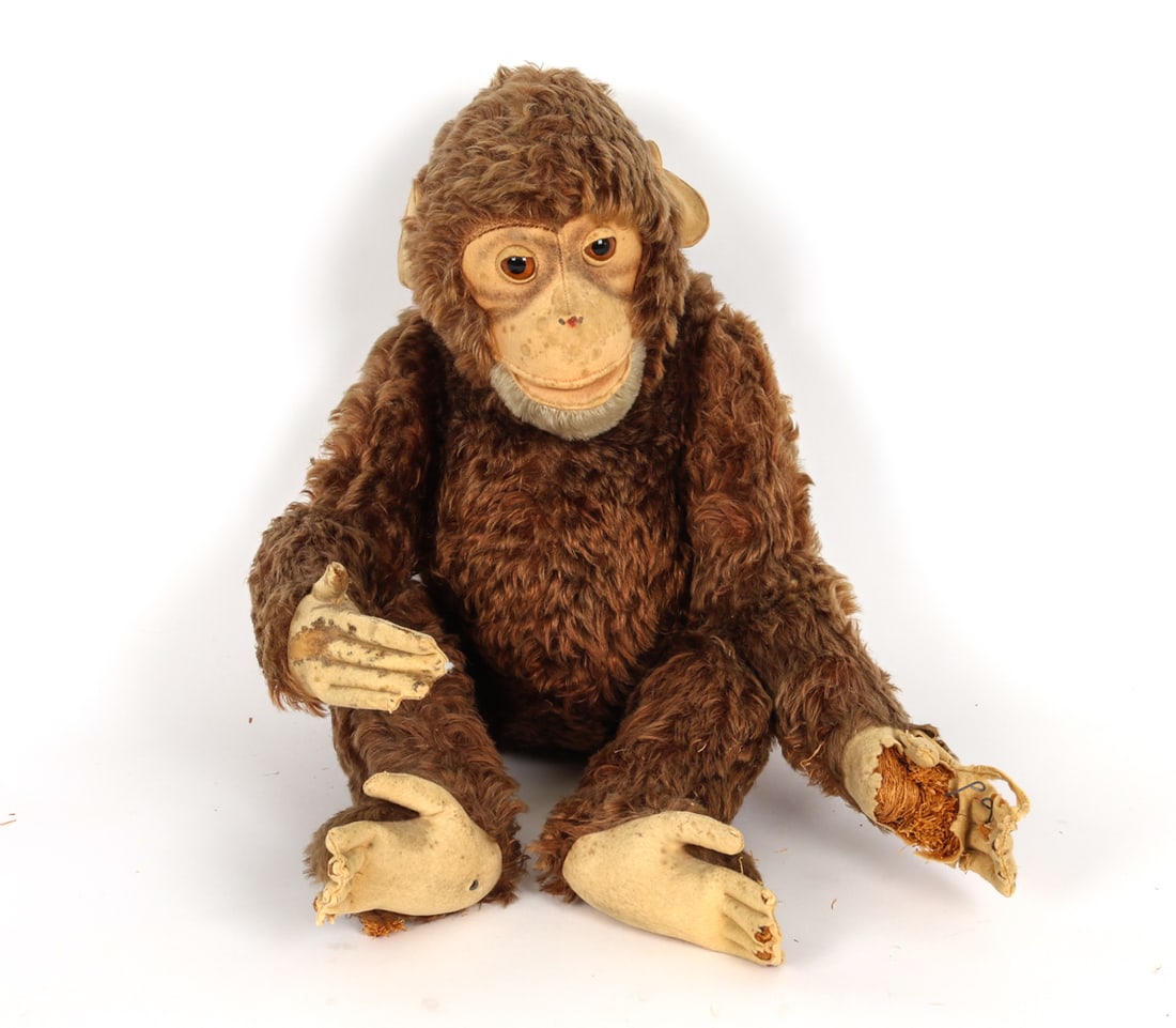 VINTAGE STEIFF JOCKO MONKEY C. 1940S (1 of 16)