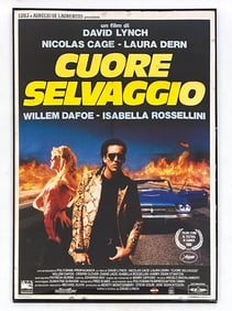 ITALIAN CUORE SELVAGGIO FRAMED MOVIE POSTER