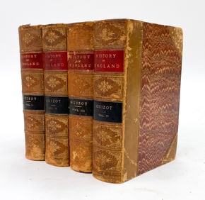 GUIZOT'S HISTORY OF ENGLAND VOLUMES I-IV 1876