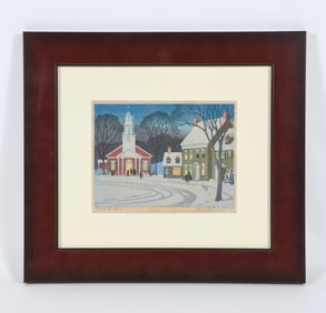 THOMAS D. GREENLEY (1905-1971) WOODBLOCK