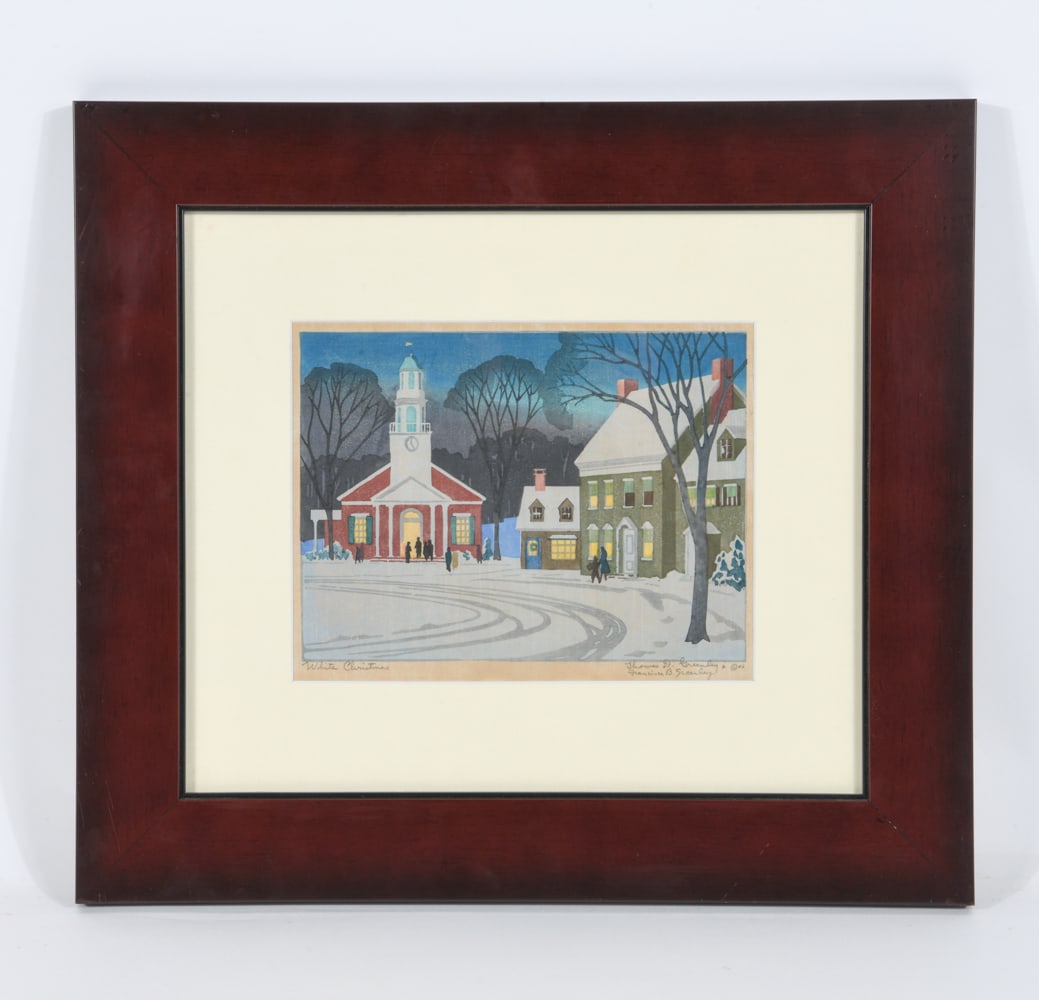 THOMAS D. GREENLEY (1905-1971) WOODBLOCK (1 of 6)