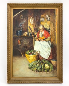 GIUSEPPE GIARDIELLO (ITALIAN, 1877-1920) O/C