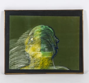 20TH CENTURY ABSTRACT ON PAPER