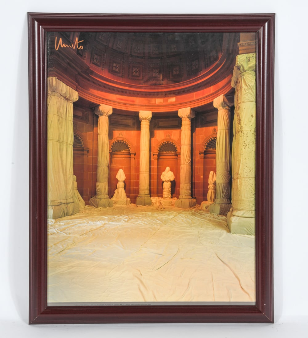 CHRISTO (1935-2020) THE WRAPPED VESTIBULE LITHO (1 of 5)