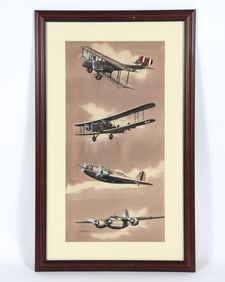 JOHN T. MCCOY JR. (B. 1905) PLANE ILLUSTRATION