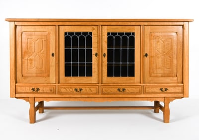 ATTR. HENNING KJAERNULF DANISH OAK SIDEBOARD 1970S
