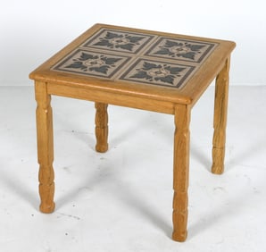 ATTR. HENNING KJAERNULF DANISH OAK SIDE TABLE