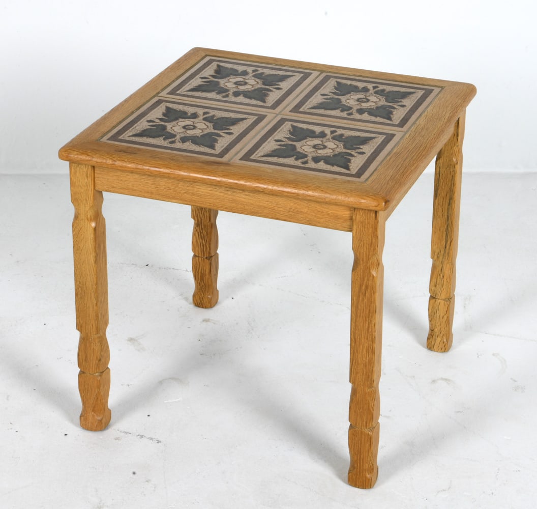ATTR. HENNING KJAERNULF DANISH OAK SIDE TABLE (1 of 8)