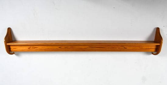 SWEDISH PINE LIGHTED SHELF C. 1970S