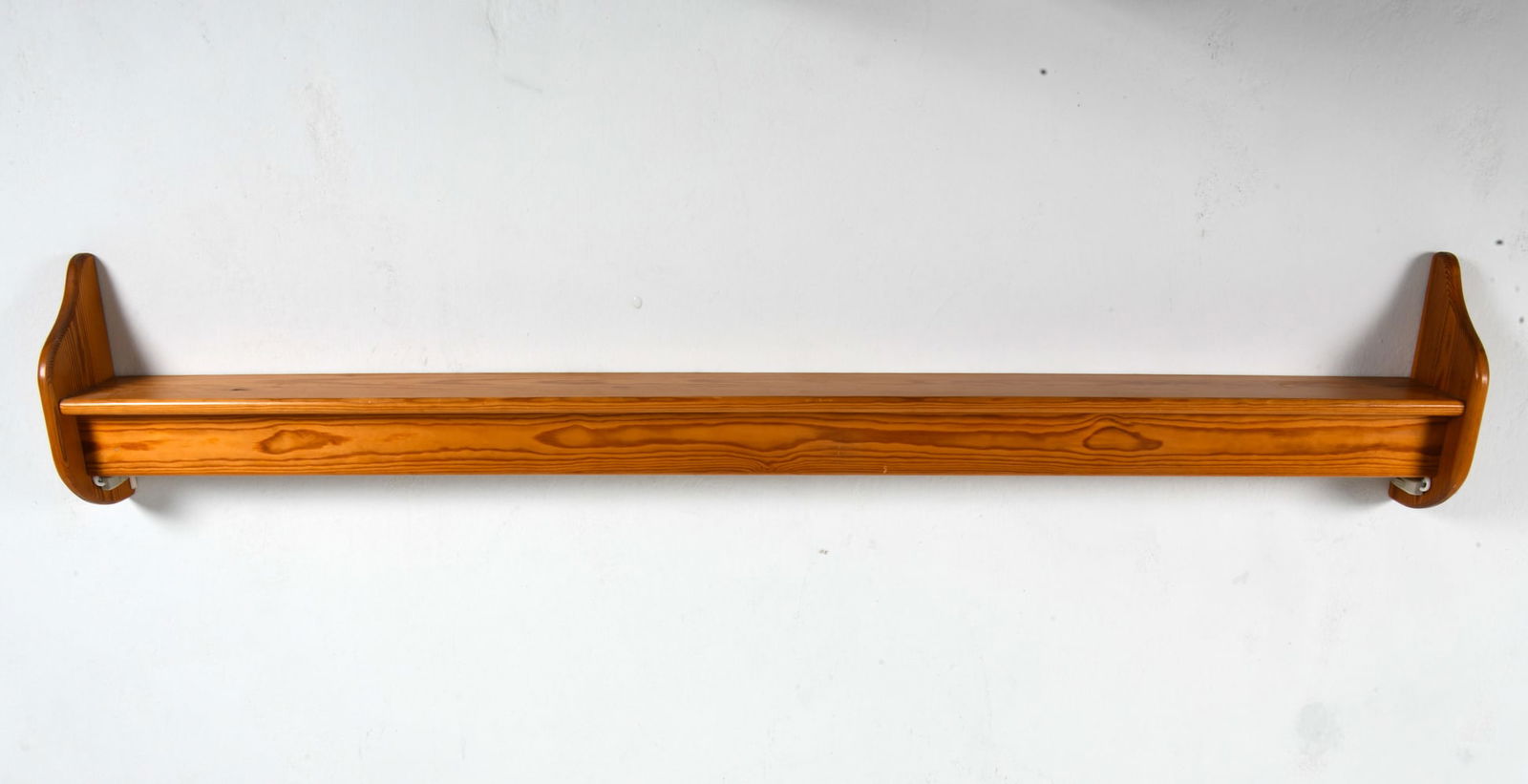 SWEDISH PINE LIGHTED SHELF C. 1970S (1 of 9)