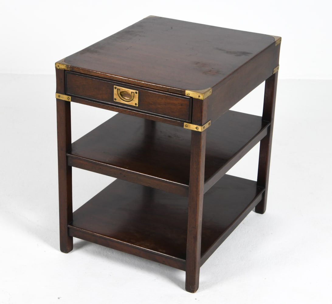 SCANDINAVIAN CAMPAIGN STYLE NIGHTSTAND (1 of 15)