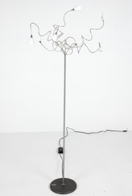 HERSTAL DANISH STRING 7 STEEL FLOOR LAMP