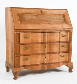 HENNING KJAERNULF STYLE OAK SECRETARY DESK