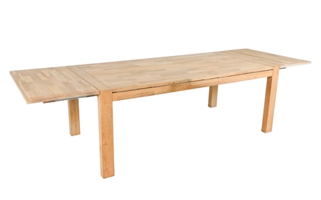 DANISH OAK EXTENDING DINING TABLE C. 1970S