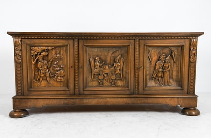 ATTR. EUGEN HOGLUND DANISH OAK CABINET C. 1920S