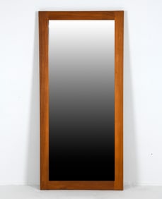 MID-CENTURY DANISH TEAK WALL MIRROR C. 1970S
