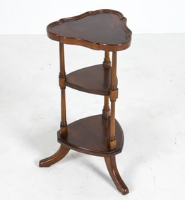 ANDELS MOBEL MAHOGANY THREE-TIER TABLE 20TH C.