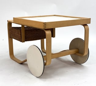 ALVAR AALTO MODEL 900 TEA TROLLEY FOR ARTEK 1960S