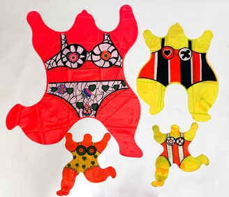 NIKI DE SAINT PHALLE (1930-2002) "NANA" SCULPTURES