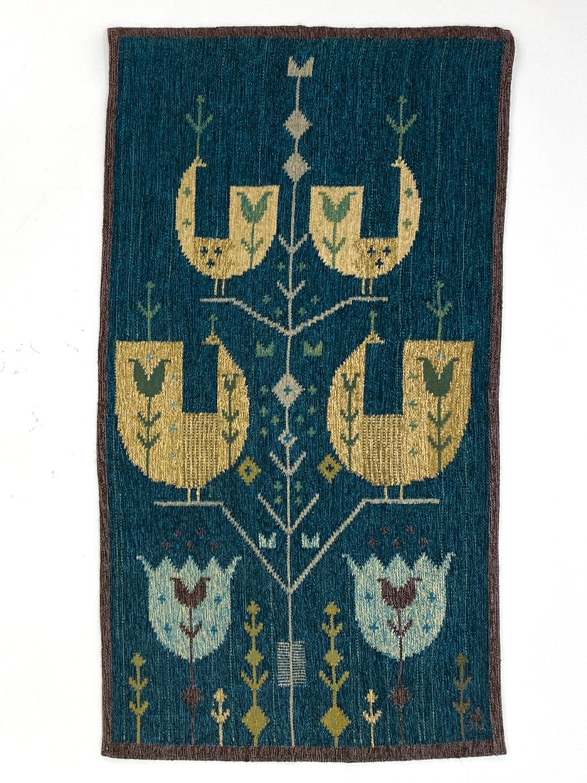 ATTR. EVA NEMETH WOVEN TAPESTRY TREE OF LIFE (1 of 7)