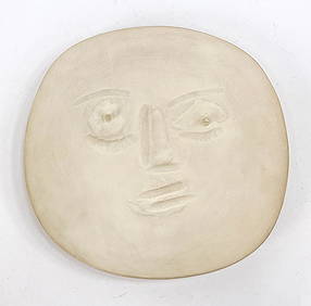 PABLO PICASSO MADOURA VISAGE AUX GRANDS YEUX PLATE (1 of 10)
