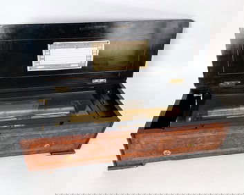 ANTIQUE 6 TUNE CYLINDER MUSIC BOX 19TH C.